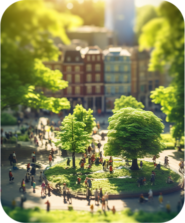 Une collectivité visuel group pyramid